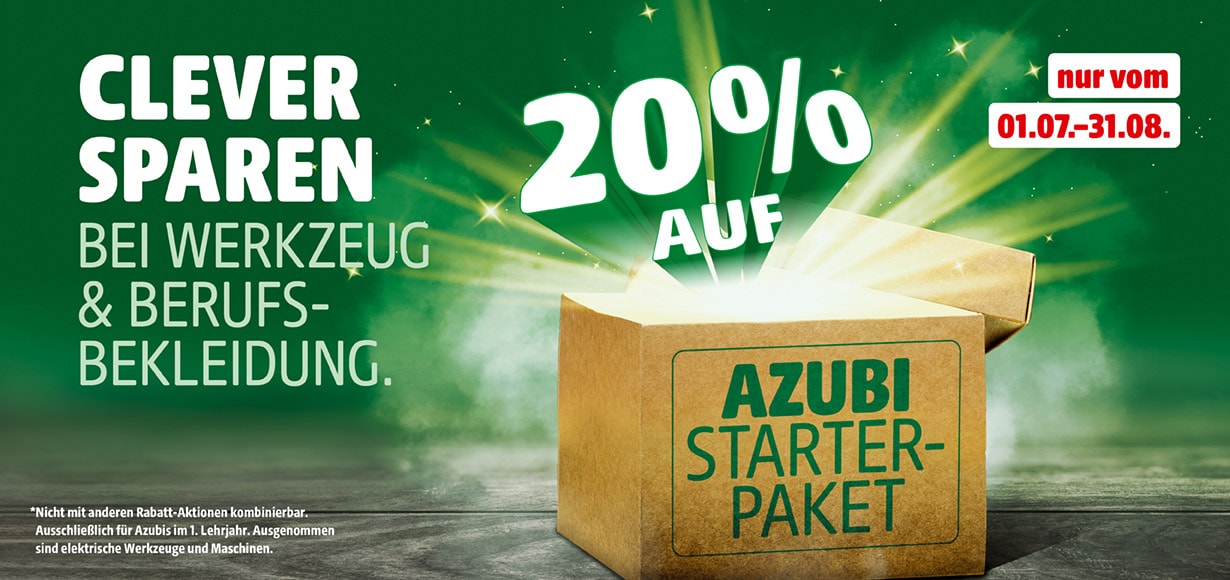 hagebaumarkt Azubi Starterpaket